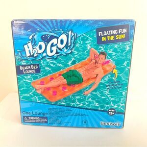 NWT Bestway H2OGO! Floating Pool Float Lounger - Orange